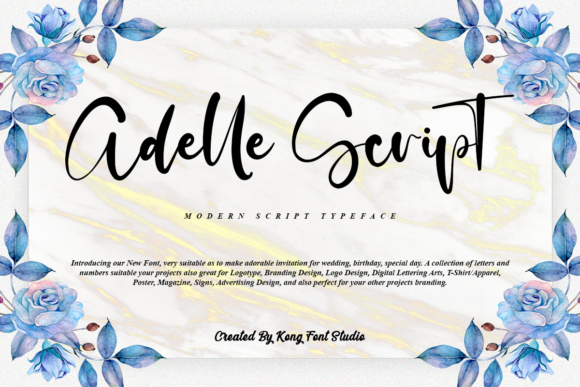 Adelle Script: A Modern Handwritten Typeface for Creative Projects