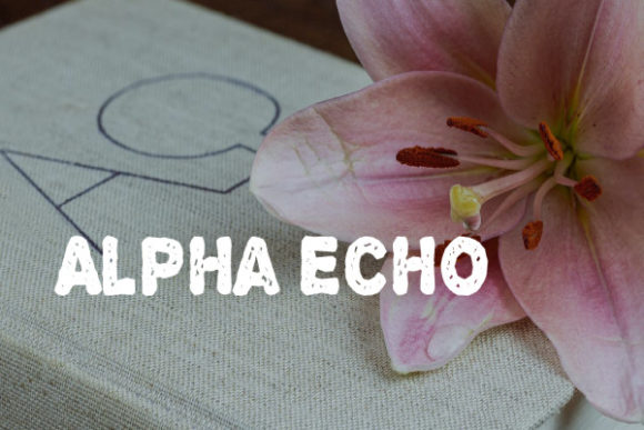 Alpha Echo: A Distinctive Display Font for Bold Projects