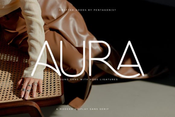 Aura: A Modern Typeface for Bold, Polished Designs