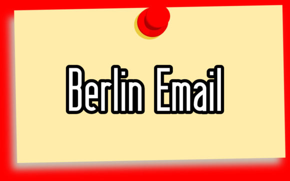 Berlin Email: A Retro Display Font for Creative Projects