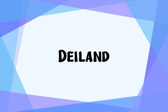 Deiland: A Playful and Modern Display Typeface