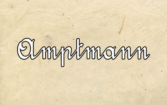 Discover the Beauty of the Amptmann Script Typeface