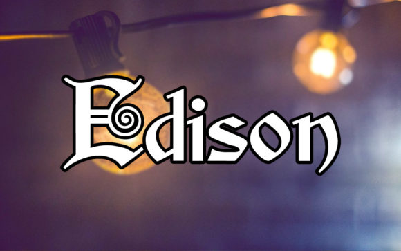 Edison: A Stunning Blackletter Font for Creative Designs
