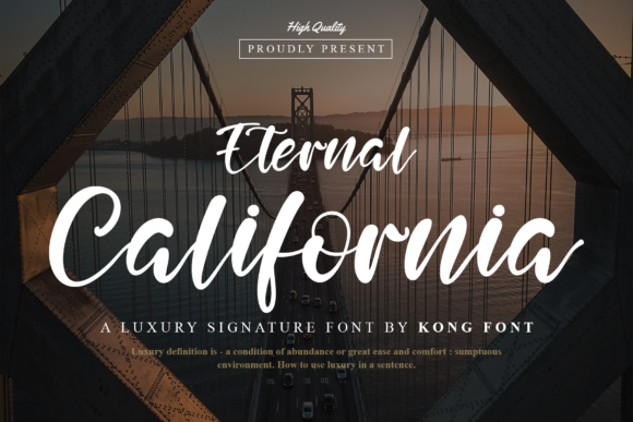 Eternal California: A Playful Handwritten Script for Creative Projects