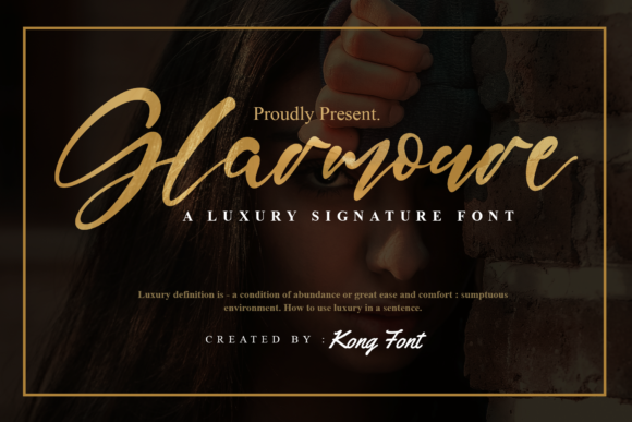 Glarmoure: A Playful Script for Modern Designs
