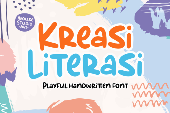 Kreasi Literasi: A Playful Font for Whimsical Designs