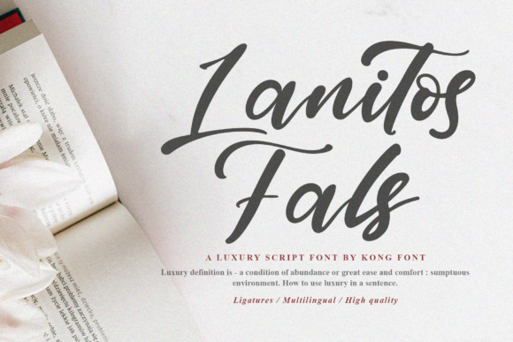 Lanitos Falls: A Playful Script Font for Modern Design