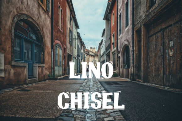 Lino Chisel: A Modern Display Font for Bold Designs