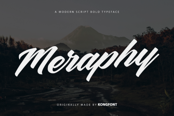 Meraphy: A Modern Handwritten Script for Creative Projects
