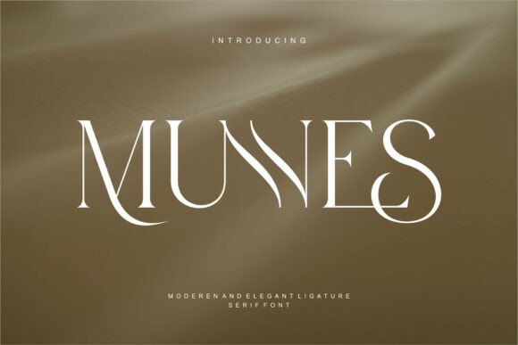 Munnes: A Timeless Serif with Vintage Soul
