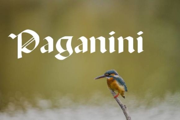 Paganini: A Bold Gothic Blackletter Font for Striking Designs