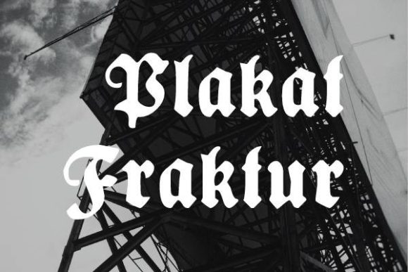 Plakat Fraktur: A Bold Gothic Font for Impactful Designs