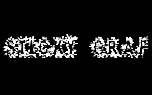 Sticky Graf: A Bold, Futuristic Display Font for Modern Designs